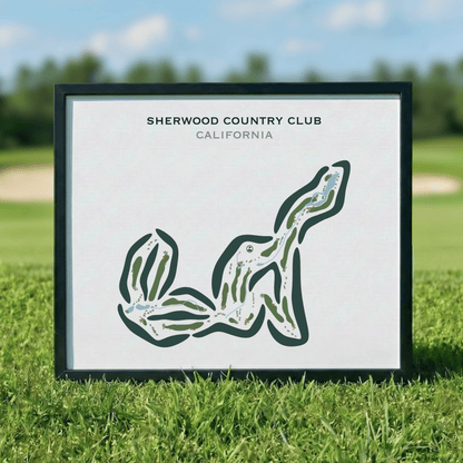 Sherwood Country Club, California - Printed Golf Courses