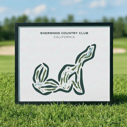 Sherwood Country Club, California - Printed Golf Courses