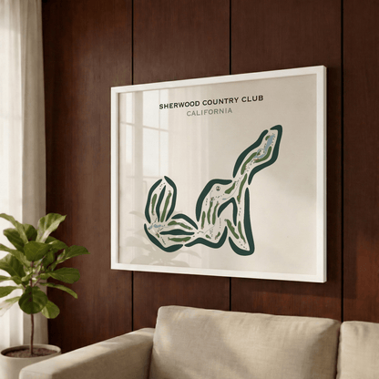 Sherwood Country Club, California - Printed Golf Courses