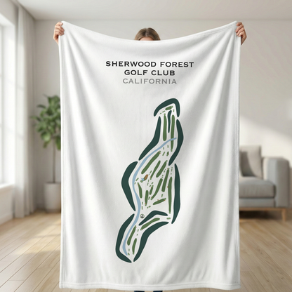 Sherwood Forest Golf Club, California - Printed Golf Courses