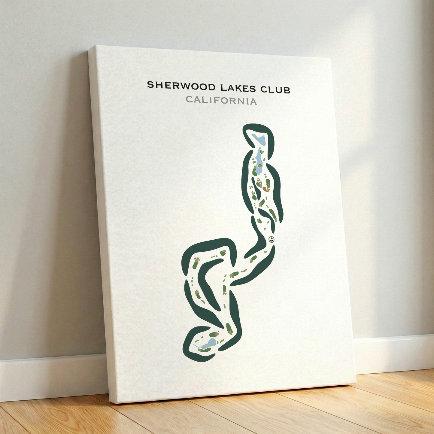 Sherwood Lakes Club, California - Printed Golf Courses