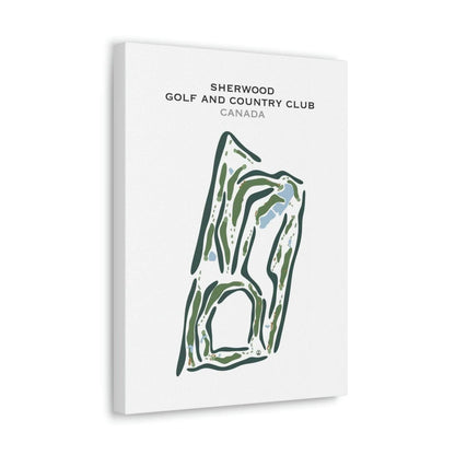 Sherwood Golf & Country Club, Canada - Printed Golf Courses
