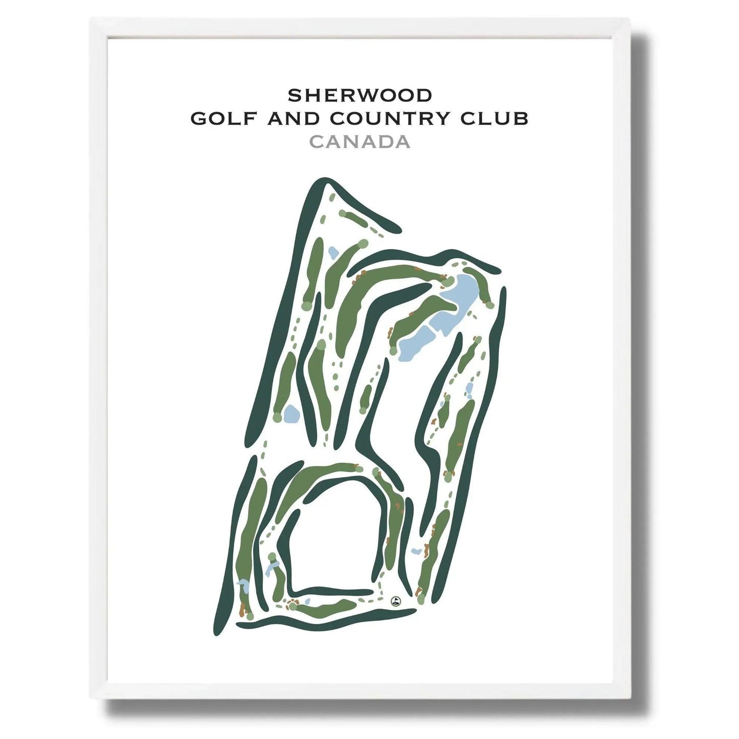 Sherwood Golf & Country Club, Canada - Printed Golf Courses