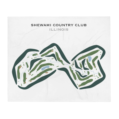 Shewami Country Club, Illinois - Printed Golf Courses