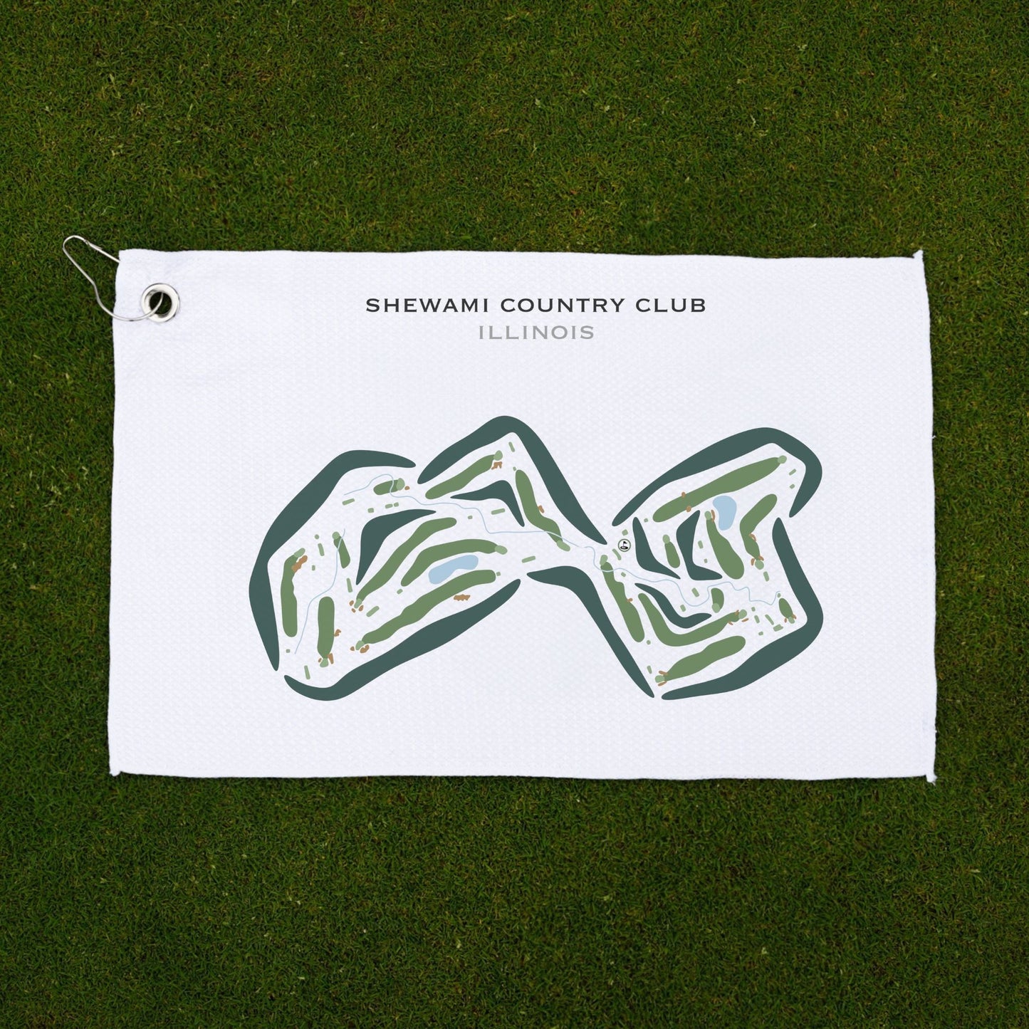 Shewami Country Club, Illinois - Printed Golf Courses