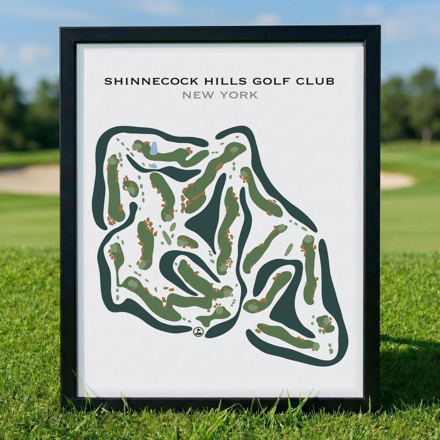 Shinnecock Hills Golf Club, New York - Printed Golf Courses