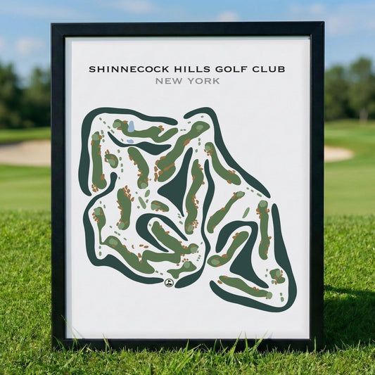 Shinnecock Hills Golf Club, New York - Printed Golf Courses