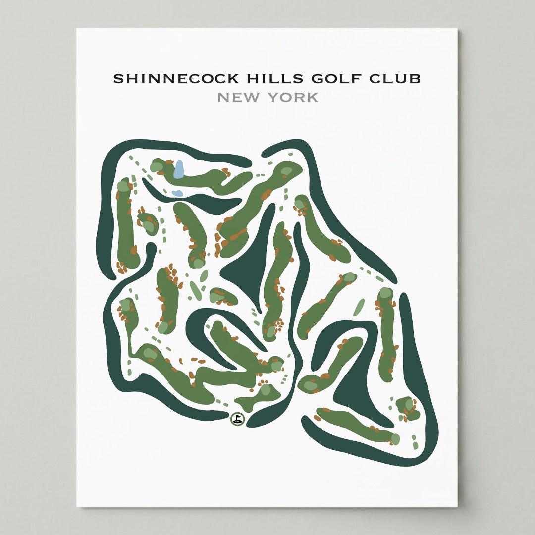 Shinnecock Hills Golf Club, New York - Printed Golf Courses