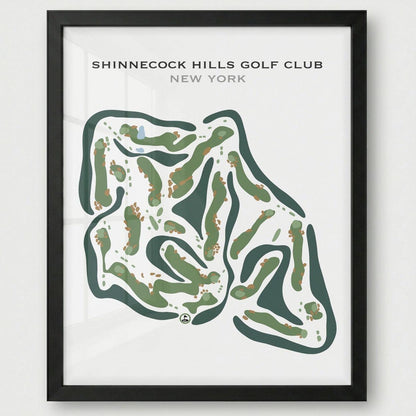 Shinnecock Hills Golf Club, New York - Printed Golf Courses