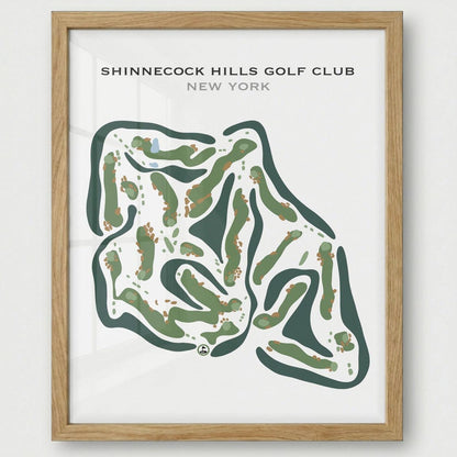 Shinnecock Hills Golf Club, New York - Printed Golf Courses