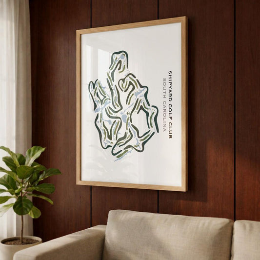 Shipyard Golf Club, South Carolina - Printed Golf Courses