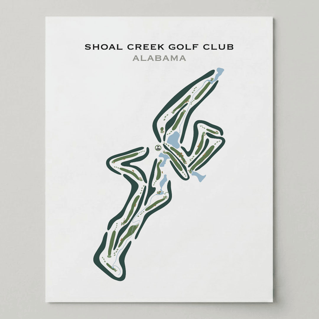 Shoal Creek Golf Club, Alabama - Printed Golf Courses