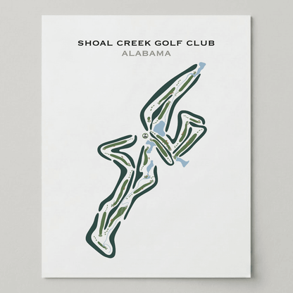 Shoal Creek Golf Club, Alabama - Printed Golf Courses