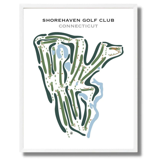 Shorehaven Golf Club, Connecticut - Printed Golf Courses