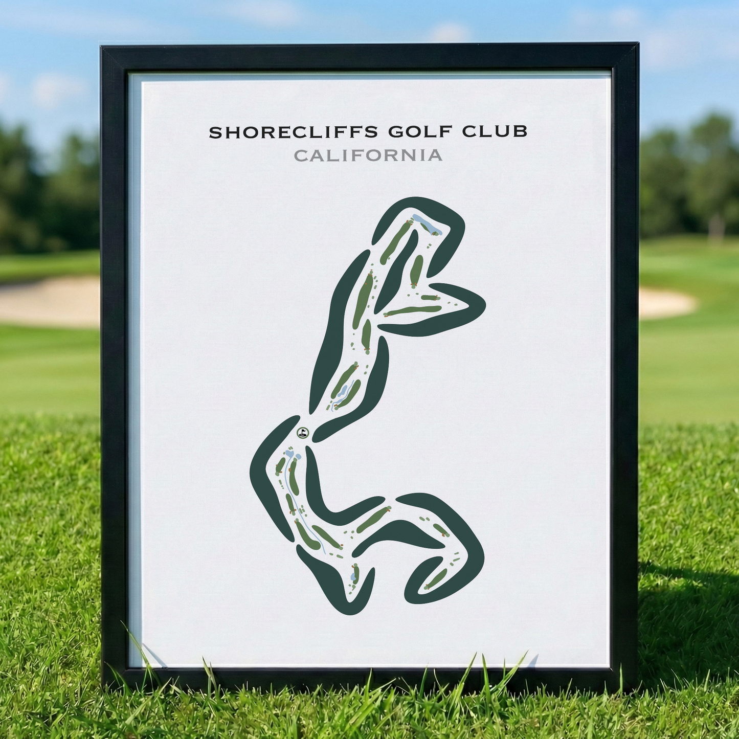 Shorecliffs Golf Club, California - Printed Golf Courses