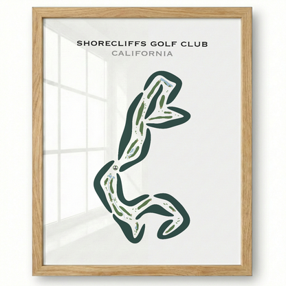 Shorecliffs Golf Club, California - Printed Golf Courses