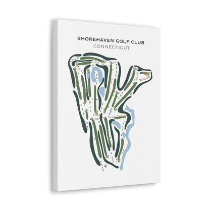 Shorehaven Golf Club, Connecticut - Printed Golf Courses