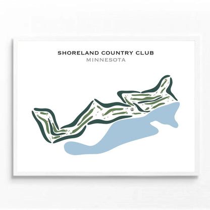 Shoreland Country Club, Minnesota - Printed Golf Courses