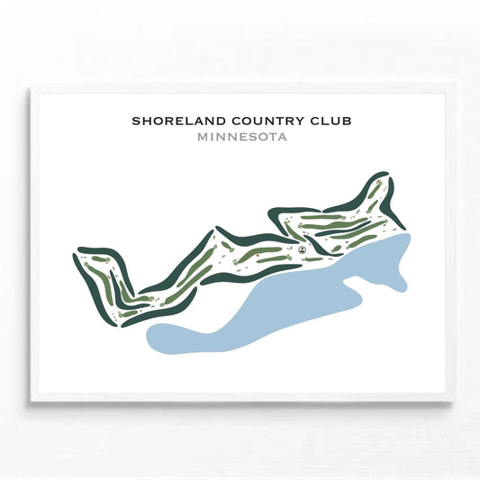 Shoreland Country Club, Minnesota - Printed Golf Courses