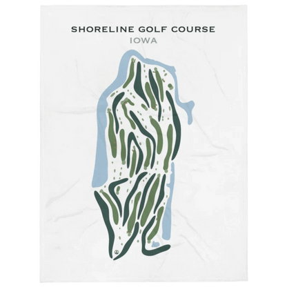 Shoreline Golf Course, Iowa - Printed Golf Courses
