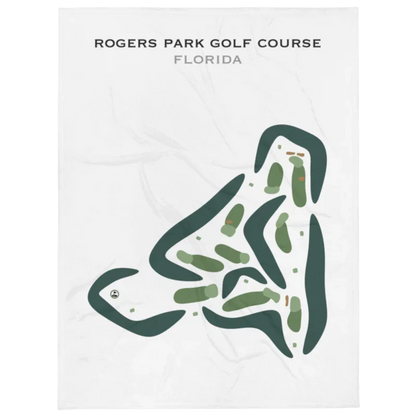 Short Course at Rogers Park Golf Course, Florida - Printed Golf Courses