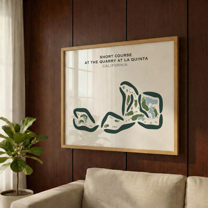 Short Course at The Quarry at La Quinta, California - Printed Golf Courses