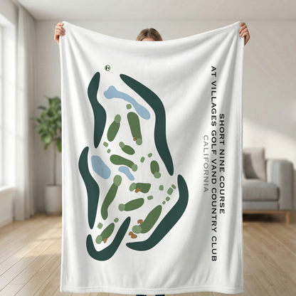 Short Nine Course at Villages Golf & Country Club, California - Printed Golf Courses