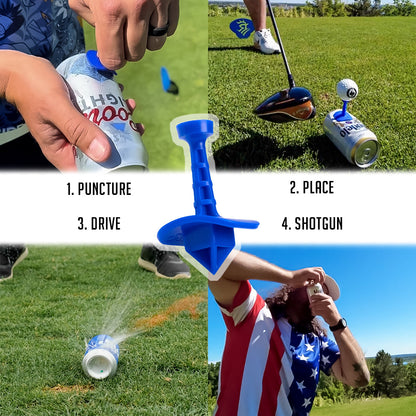 The Shottee Golf Tee - White 3 Pack