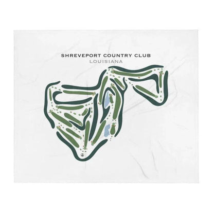 Shreveport Country Club, Louisiana - Printed Golf Courses