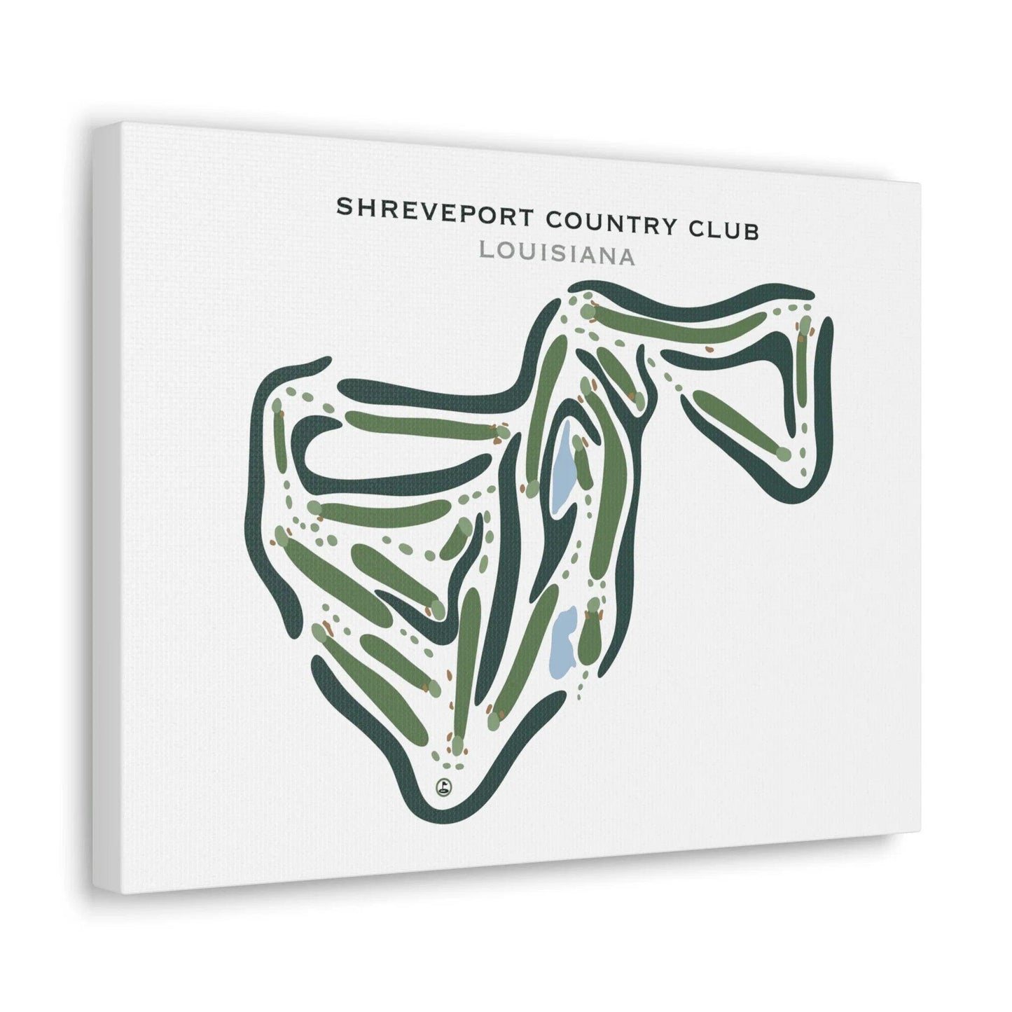 Shreveport Country Club, Louisiana - Printed Golf Courses