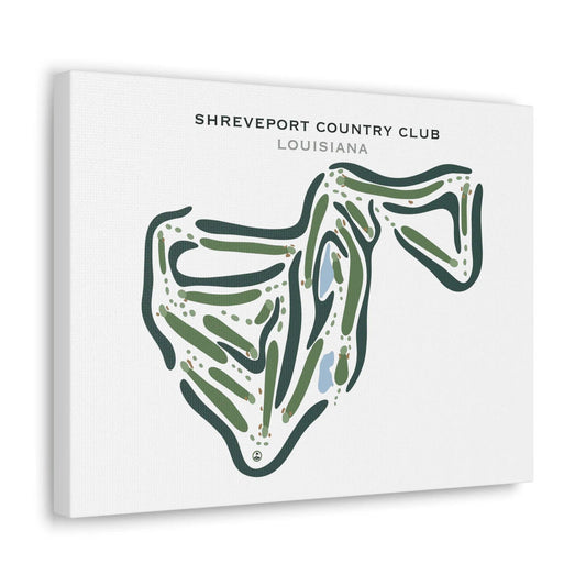 Shreveport Country Club, Louisiana - Printed Golf Courses