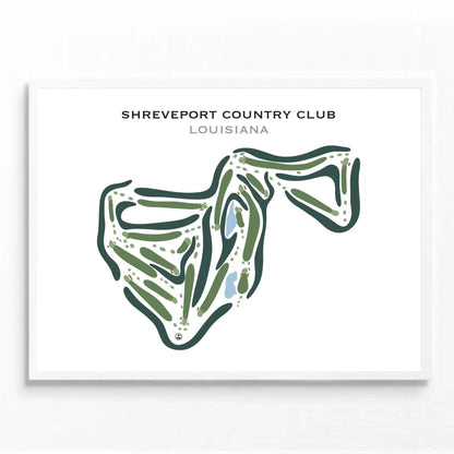 Shreveport Country Club, Louisiana - Printed Golf Courses