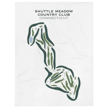 Shuttle Meadow Country Club, Connecticut - Printed Golf Courses