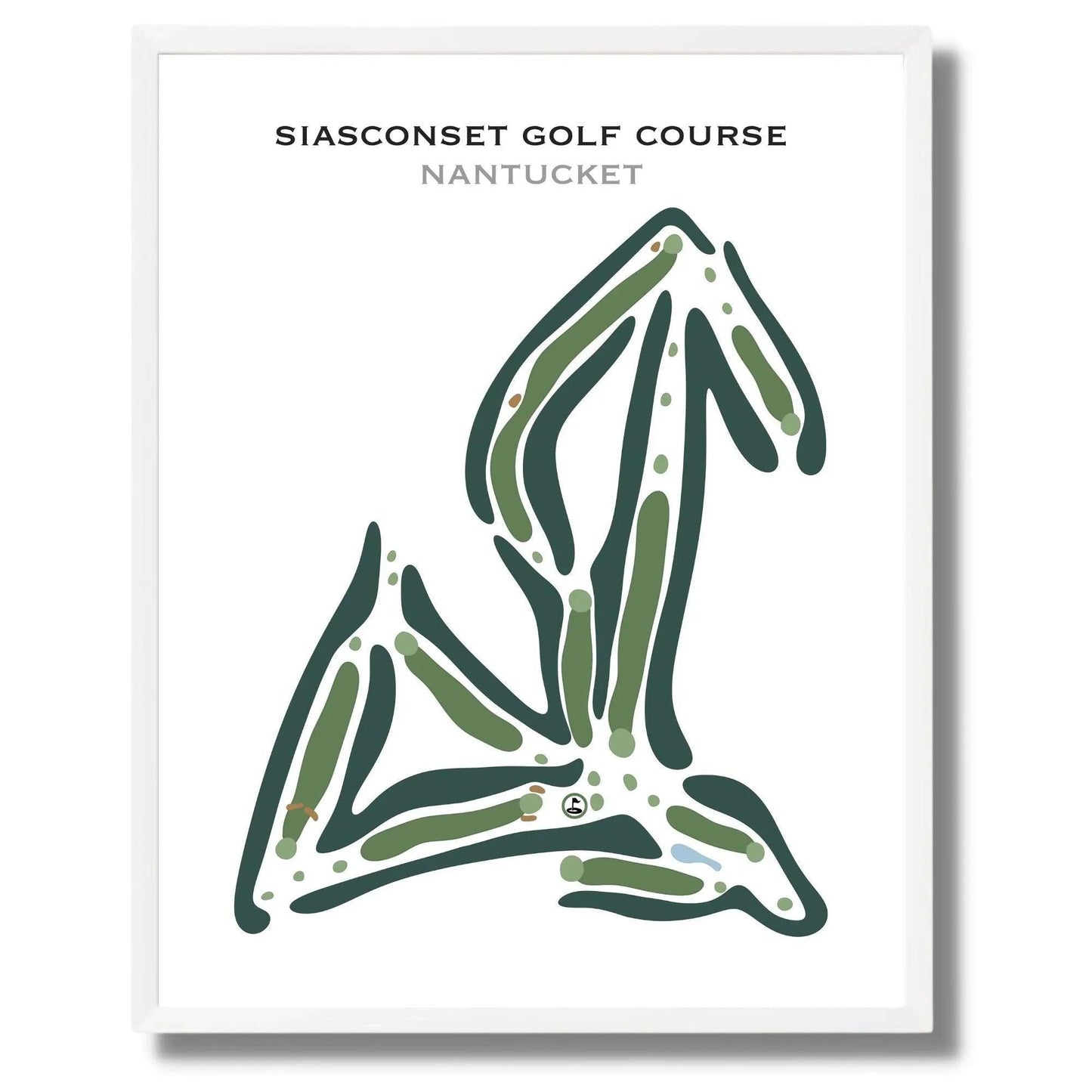 Siasconset Golf Course, Nantucket - Printed Golf Courses