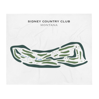 Sidney Country Club, Montana - Printed Golf Courses