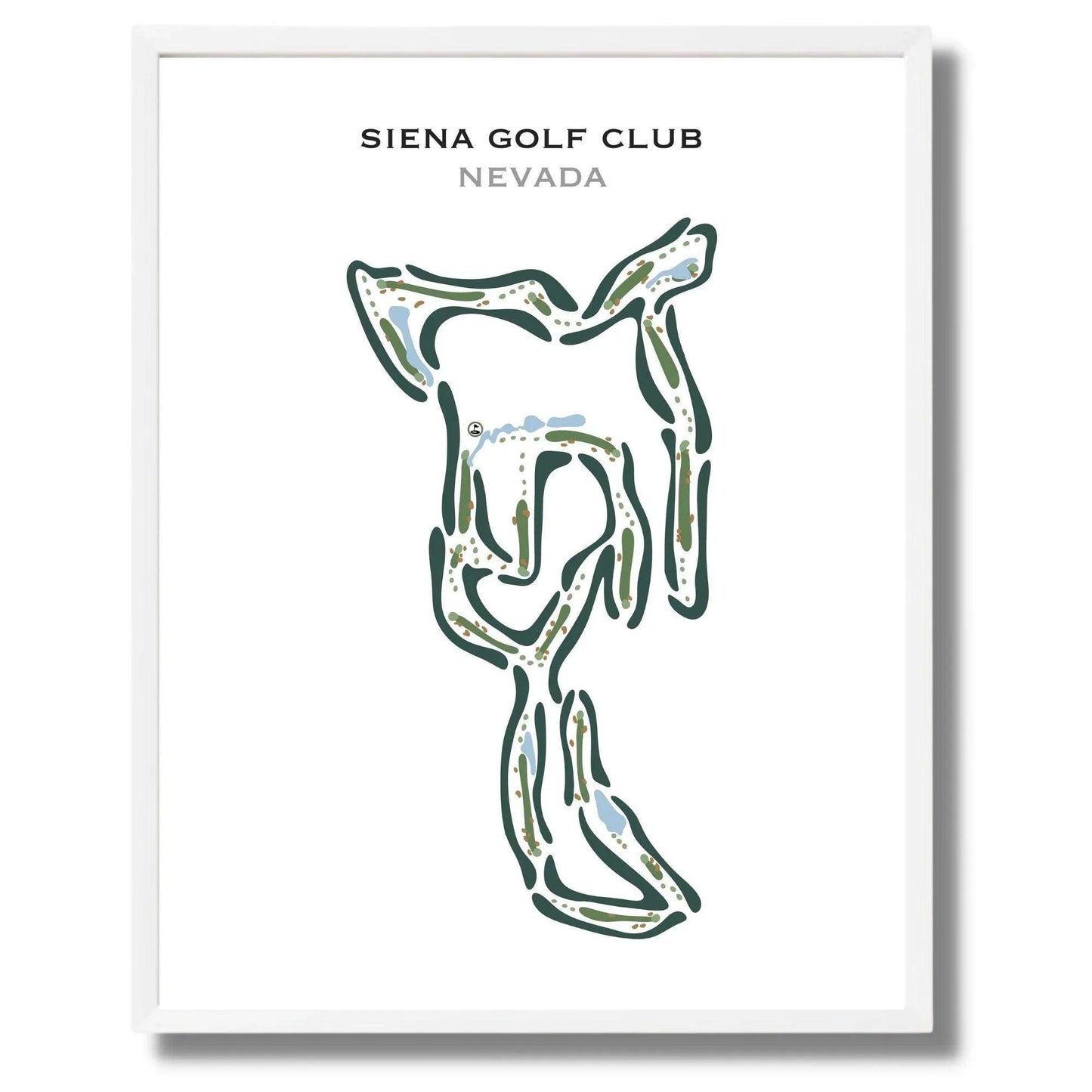 Siena Golf Club, Nevada - Printed Golf Courses