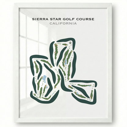 Sierra Star Golf Club, California - Printed Golf Courses