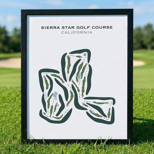 Sierra Star Golf Club, California - Printed Golf Courses