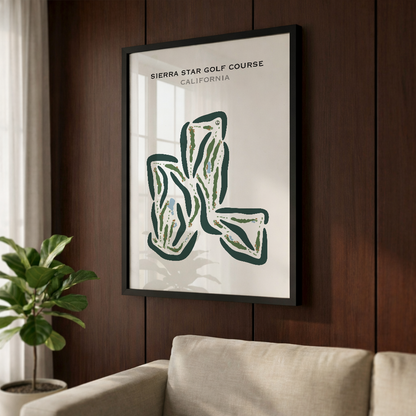 Sierra Star Golf Club, California - Printed Golf Courses