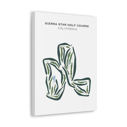 Sierra Star Golf Course, California - Printed Golf Courses
