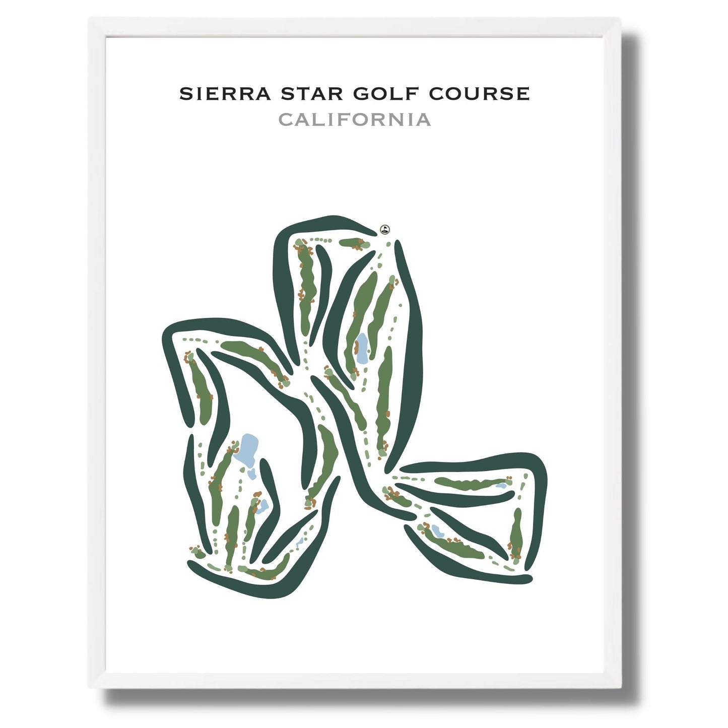 Sierra Star Golf Course, California - Printed Golf Courses
