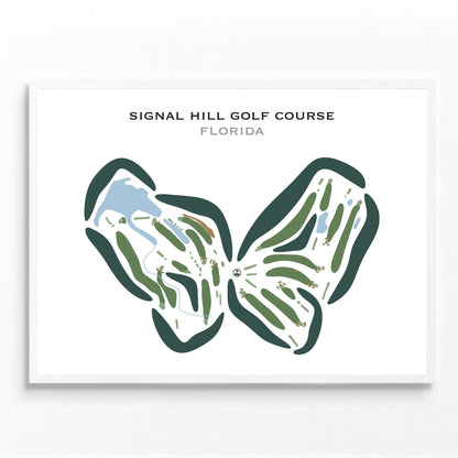 Signal Hill Golf Course, Florida - Printed Golf Courses