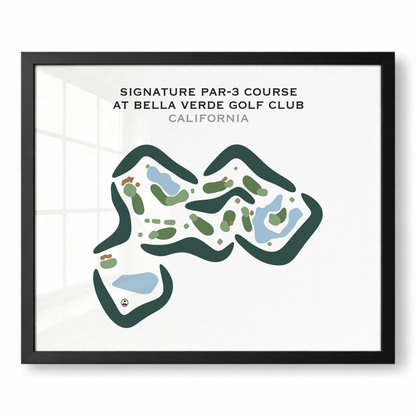 Signature Par-3 Course at Bella Verde Golf Club, California - Printed Golf Courses
