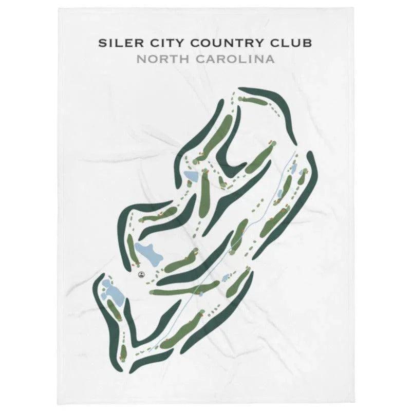 Siler City Country Club, North Carolina - Printed Golf Course