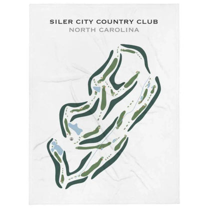 Siler City Country Club, North Carolina - Printed Golf Course
