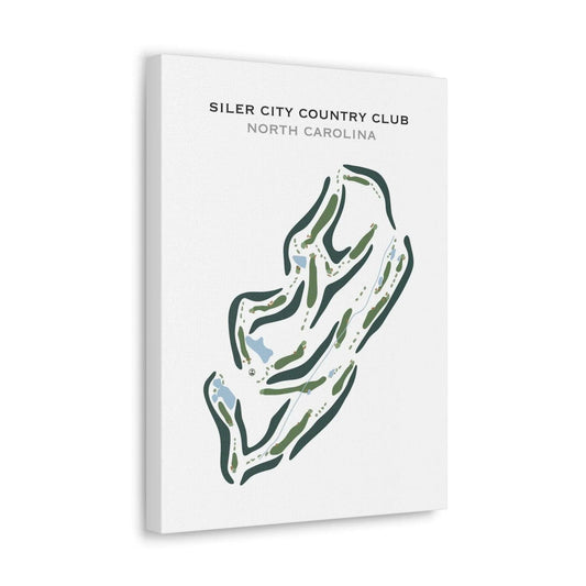 Siler City Country Club, North Carolina - Printed Golf Course