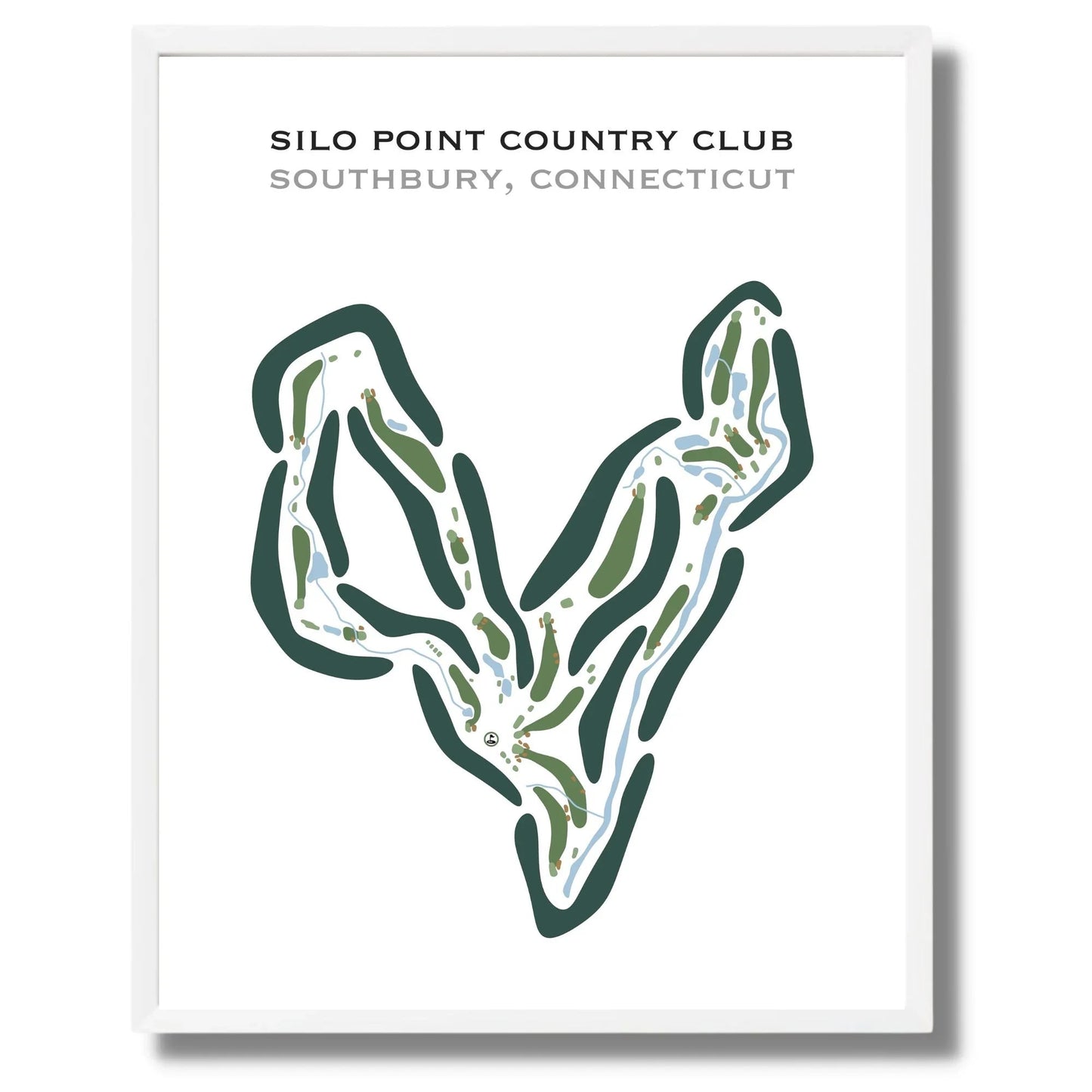 Silo Point Country Club, Southbury, Connecticut - Printed Golf Courses