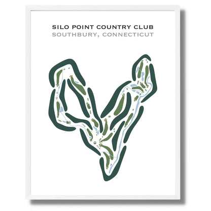 Silo Point Country Club, Southbury, Connecticut - Printed Golf Courses