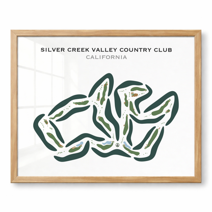 Silver Creek Valley Country Club, California - Printed Golf Courses