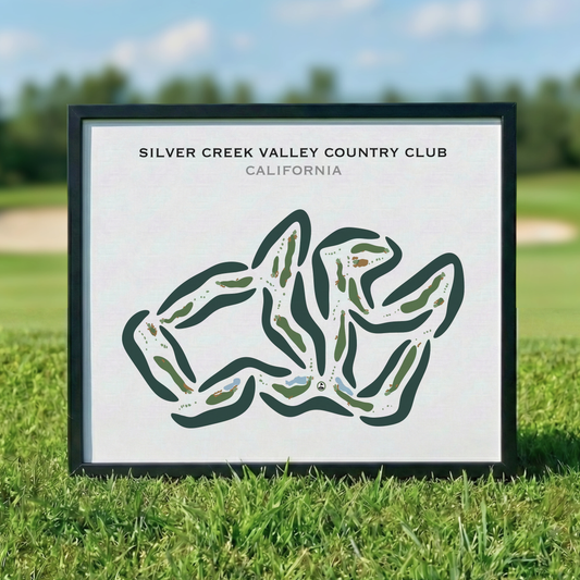Silver Creek Valley Country Club, California - Printed Golf Courses